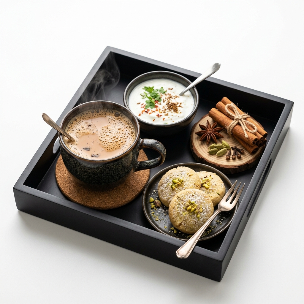 Artisanal Tea Service Tray